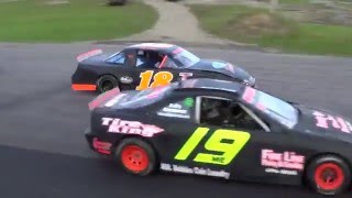 Wiscasset Speedway Outlaw Mini Spotlight Heat 2 51416 [upl. by Zendah498]