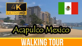 🇲🇽 Tropical Beach Walk  Acapulco  Mexico [upl. by Assilak]