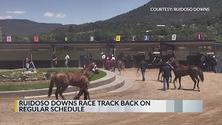 Ruidoso Downs Race Track back on regular schedule [upl. by Perretta]