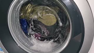 ⚘️🌹Black Washing with Red Softener amp Red Washing Perfume🌹⚘️asmrvideo laundry relaxing bosch [upl. by Barbarese]