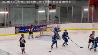 MN Squatch vs Wisconsin Riverkings Saturday Highlights USPHL [upl. by Aicia]