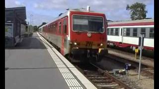 BR 629 XTREME HORN in Niebüll mit InterCityWagen [upl. by Malorie]