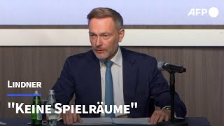 Lindner sieht nach Steuerschätzung keine Spielräume für quotneue Ausgabenwünschequot  AFP [upl. by Lahcym861]