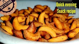 Wheat flour snacks for kids  Easy evening snack recipe [upl. by Aicined]