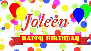 Happy Birthday Joleen Song [upl. by Rafe]