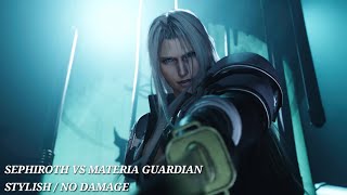 FF7 REBIRTH  SEPHIROTH VS MATERIA GUARDIAN  STYLISH  NO DAMAGE [upl. by Leonora]