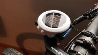 Garmin Fénix 5X bike holder quick released [upl. by Ellehcirt]