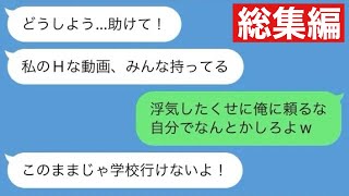 【LINE】結婚したくて妊娠したと元彼に嘘ついた女の末路www【総集編・作業用】 [upl. by Huoh]