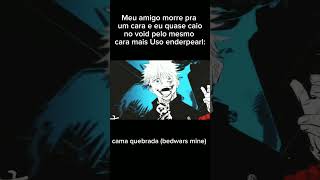 bedwars gojo minecraft bedwars meme jujutsukaisen gojo anime anirap [upl. by Na611]