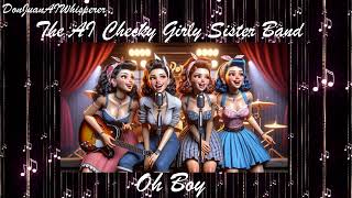 🎸 Oh Boy 🎸RockabillyRock´n Roll 5560s The AI Cheeky Girly Sister Band💖🎸🎸 [upl. by Ahsiemak]