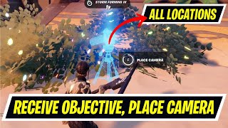 Receive your next objective at Mighty Monument Fortnite Place Surveillance Cameras in Single Match [upl. by Maryellen]