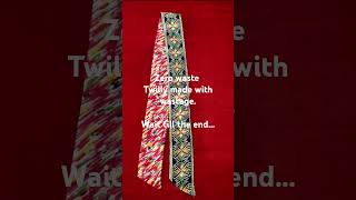 Twillyzerowaste twilly vintageclothing wastage saree fashion ytviral [upl. by Couture]