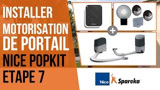 Comment installer sa motorisation de portail Nice Popkit  Etape 7  le branchement des moteurs [upl. by Clougher]