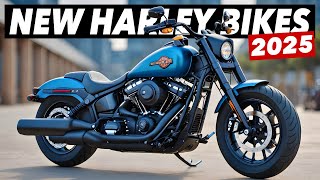 7 New Harley Davidson Motorcycles For 2025 [upl. by Jestude]