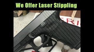 Laser Stippling Glock [upl. by Otrebilif]