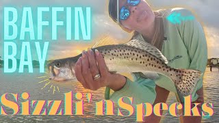 Baffin Bay Fishing Sizzlin Specks [upl. by Ille59]