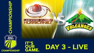 🔴 LIVE Leeward Islands v Windward Islands  Day 3  West Indies Championship 2024  Fri 19th April [upl. by Rosabelle]