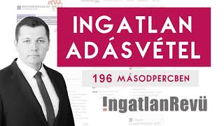 02 Ingatlan adásvétel 196 másodpercben 🏠🎙️ [upl. by Nillok579]