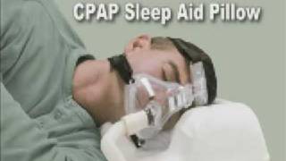 Sleep Better with CPAP Pillow for Sleep Apnea Video [upl. by Ihtak]