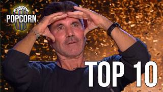 10 UNFORGETTABLE GOLDEN BUZZER AUDITIONS You Must Watch [upl. by Yt754]