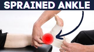 Sprained Ankle How to Wrap Ankle Sprains  Correct [upl. by Jarrow916]