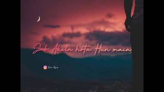 Beeti Baatein yaad aati hai💔💔HINDI SONG whatsapp status [upl. by Pomfrey732]