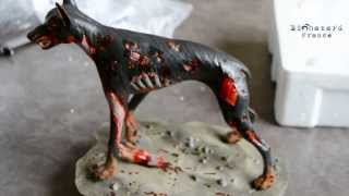 RESIDENT EVIL  ZOMBIE DOG STATUE  UNBOXING  2013 SDCC EXCLUSIVE [upl. by Nakasuji899]