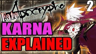 Karna  Lancer of Red Explained  Fate Apocrypha  ABILITIES amp NOBLE PHANTASMS  Part 2 [upl. by Nuahs536]