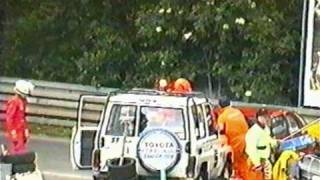 DTM 1995  Norisring  Fisichella crash [upl. by Eimmit829]