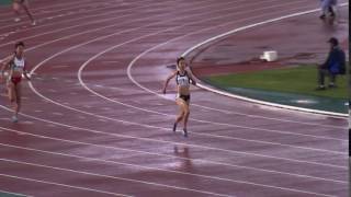 福島千里選手のｽﾀｰﾄ練習 2016岩手国体成少女子共通400mﾘﾚｰ予選 2016109 [upl. by Ailuy]