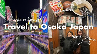 Osaka travel vlog 🇯🇵 Back in Japan — flying to Osaka travel requirements amp where to stay [upl. by Flanigan]