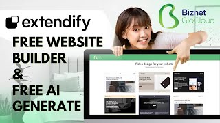 Biznet Gio Neo WordPress Free Website Builder Extendify amp Free AIGenerated Content [upl. by Airemahs]