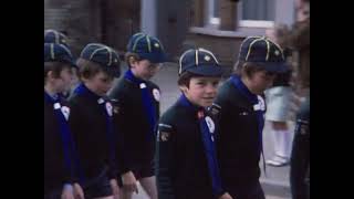 1982  April St Georges Day Parade Downham Market [upl. by Rabiah]