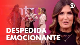 Fátima Bernardes se emociona e após 10 anos dá adeus ao Encontro  Encontro Com Fátima Bernardes [upl. by Araeic]