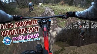 DownHill  Métabief  Atlas 🔵  Dolomite 🔴  Piste Humide 💦  Ouverture 2017 [upl. by Erdnaxela]