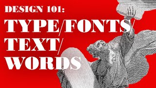 Design 101 Typefontsletters [upl. by Namas790]