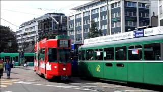 Strassenbahn Basel  Impressionen Teil 1 Sommer 2010 [upl. by Venn177]