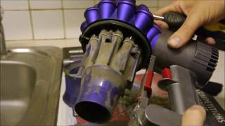 How to clean the Dyson V6  DC59 Cordless Vacuum Cleaner [upl. by Ardnahsal449]