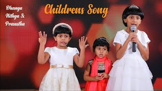 Abednego Shadrach Meshach  Sunday School Song  Dhanya Nithya amp Prasastha [upl. by Yarezed]