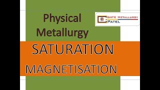 SATURATION MAGNETISATION explanations with examples including gate problem [upl. by Oicatsana792]