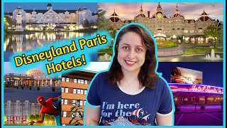 Disneyland Paris Hotels  ULTIMATE Guide [upl. by Hsur]