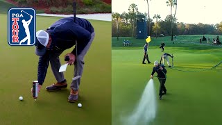 Course preparation at TPC Sawgrass [upl. by Calida]