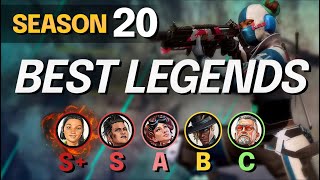 NEW LEGENDS TIER LIST for Season 20  PERK SYSTEM AND LEGENDS SEASON 20  Apex S20 Meta Guide [upl. by Sherrod193]