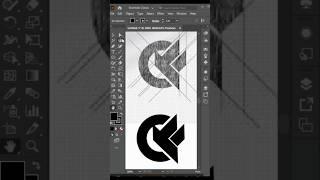 SKETCH LOGO DESIGN IN ADOBE ILLUSTRATOR ytshorts shorts shapebuildertool logo logosketch art [upl. by Sillig]