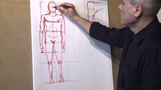 EASY BODY PROPORTIONS FOR ARTISTS  How to Draw [upl. by Nailimixam]