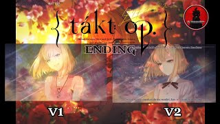 Takt Op Destiny Ending V1 amp V2 Compilation『SYMPHONIA』by Mika Nakashima [upl. by Chariot]