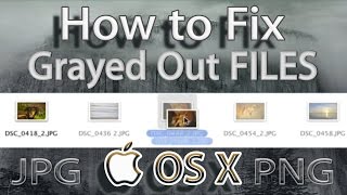 How to Fix Greyed Out Files and Folders on Mac OS [upl. by Aletsirc]