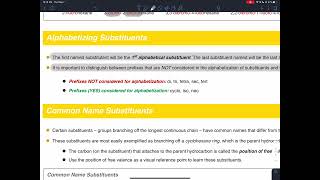 IUPAC Nomenclature 9 Alphabetizing Substituents and Nuances Regarding Prefixes in Listing [upl. by Cortney]