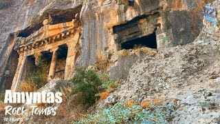 🎵 Calming Music at Amyntas Rock Tombs 10 HOURS Relaxing Music – Instantly Sleep amp Destress [upl. by Adrahc]