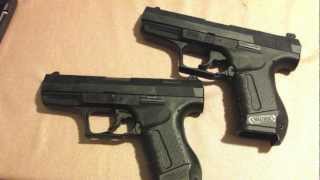 Walther P99 9mm vs 40SampW [upl. by Larrej]